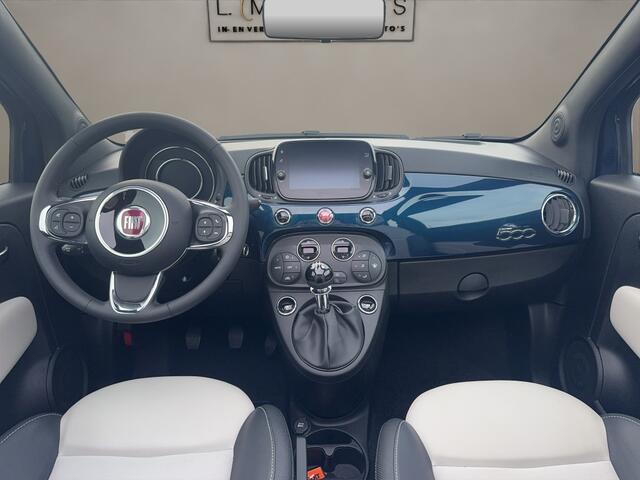 Fiat 500C 1.0 Hybrid Dolcevita 2023 BLAUW | Cabrio | Climate Control | Dis