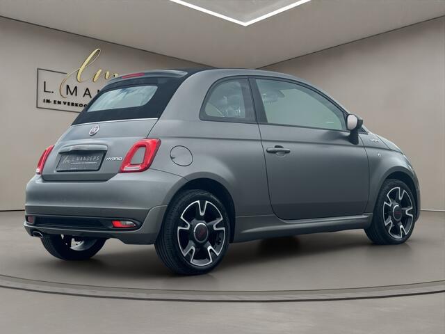 Fiat 500C 1.0 Hybrid Sport 2021 MAT GRIJS | Cabriolet | Leder | Grigio Opa