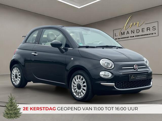 Fiat 500C 0.9 TwinAir T Lounge 2018 ZWART | Cabrio | Benzine | 3-deurs | D