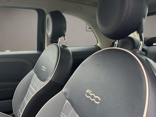 Fiat 500C 1.2 Lounge 2017 ZWART | Cabrio | Apple CarPlay | Benzine | PDC