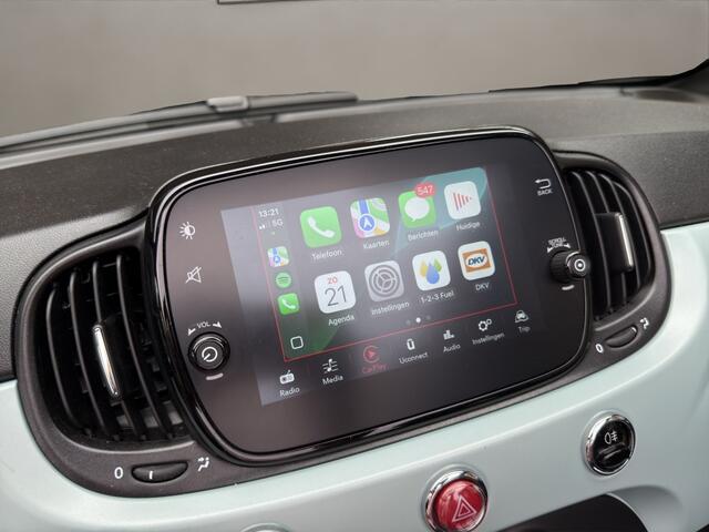 Fiat 500C 1.0 Hybrid Club 2023 BLAUW | Cabrio | Apple CarPlay