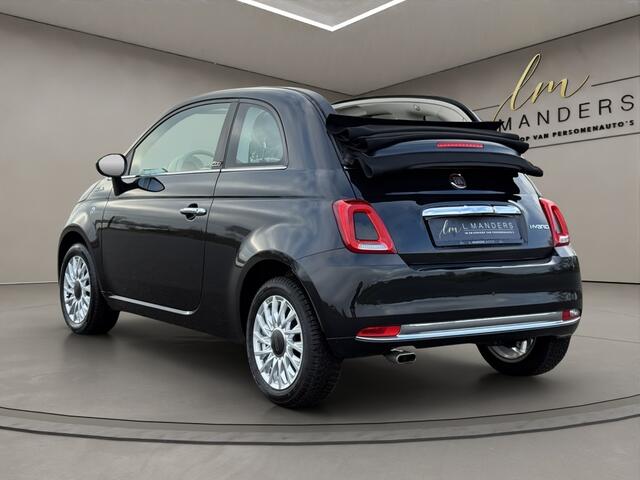 Fiat 500C 1.0 Hybrid Dolcevita 2022 ZWART | Cabriolet | Leder | Airco