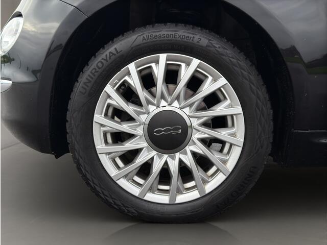 Fiat 500C 1.2 Lounge 2020 ZWART | Cabriolet | Apple CarPlay