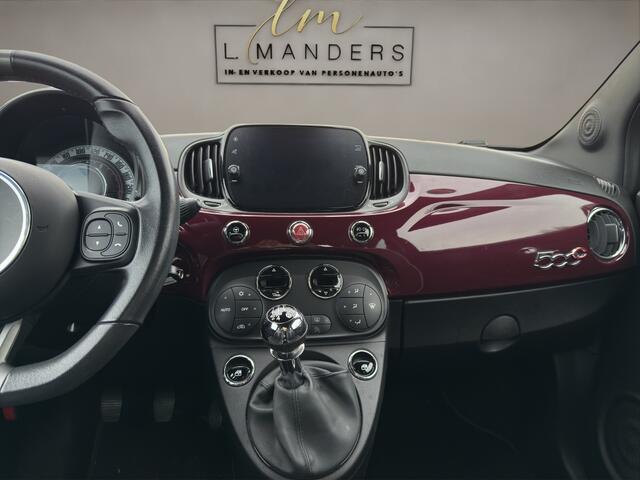 Fiat 500C 1.2 Sport 2019 BORDEAUX | Cabriolet | Apple CarPlay