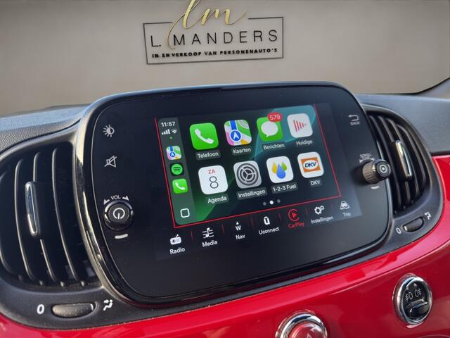 Fiat 500C 1.0 Hybrid Dolcevita 2021 ROOD | Cruise Control | Apple CarPlay