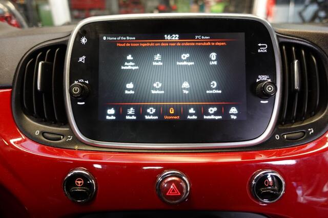 Fiat 500C 1.0 Black en Red Edition Hybride