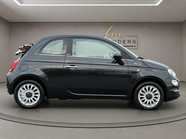 Fiat 500C 1.0 Hybrid Dolcevita 2021 ZWART | Cabrio | Apple CarPlay