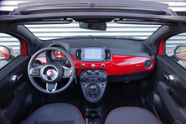 Fiat 500C 1.0 Hybrid RED | Carplay | Cruise | DAB | Airco | Navi |