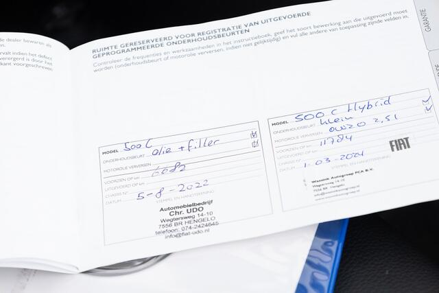 Fiat 500C 1.0 Hybrid Hey Google Sport | NAVI | VELGEN | AIRCO