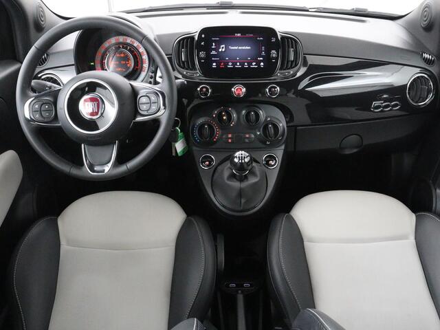 Fiat 500C 1.0 Hybrid Dolcevita | Origineel NL | Carplay | Navigatie | Cruise control | Airco | Elektrisch vouwdak | Parkeerhulp | Bluetooth