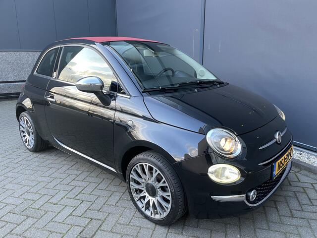 Fiat 500C 1.2 Lounge Airco - Apple carplay - Cruise control - Parkeersensor achter - Navigatiesysteem - Radio - Bluetooth - Licht metalen velgen 16 inch - Start/stop systeem - Elektrische ramen voor - Led dagverl