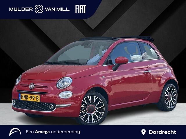 Fiat 500C Cabio RED 1.0 Hybrid 70pk | NAVI | CLIMA | DAB+ | 16" LM-VELGEN | APPLE CARPLAY / ANDROID AUTO |