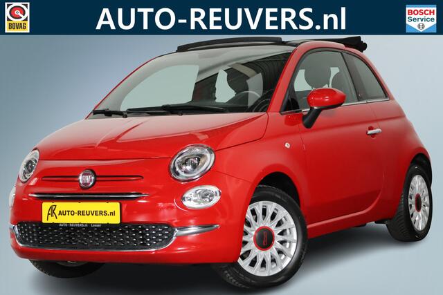 Fiat 500C 1.0 Hybrid RED Cabrio / Opendak / Navigatie / Cruise / Carplay
