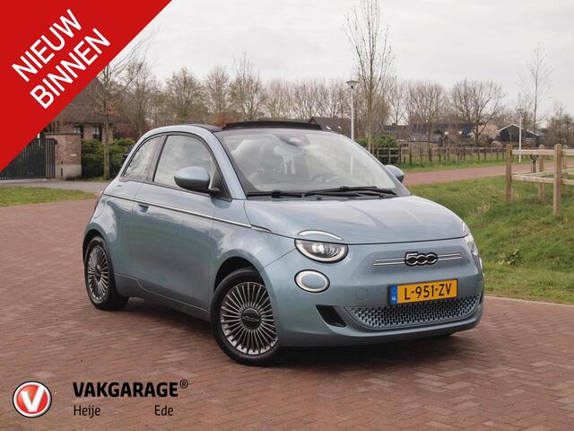 Fiat 500C Icon 42 kWh | Cabrio | Camera | Apple Carplay | Cruise Control | Dealeronderhouden |