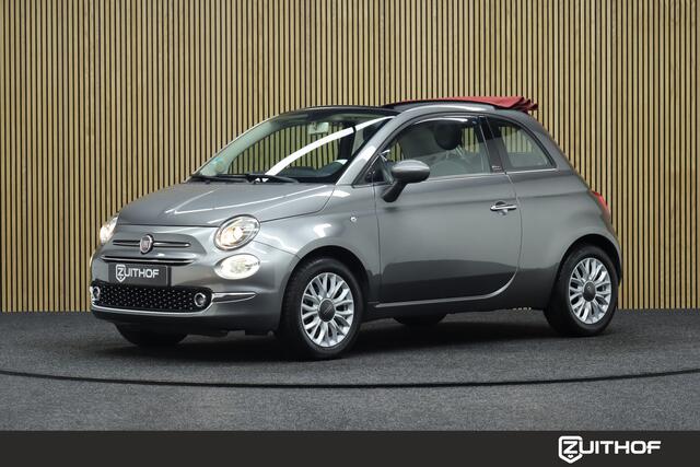 Fiat 500C 1.2 Automaat Lounge Cabrio Automaat | Elek. Bedienbare Kap | Cruise-control | Navigatie | Apple Carplay & Android Auto | Parkeersensoren Achter | Airco | LM Velgen