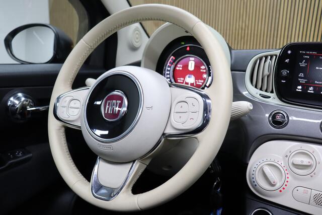 Fiat 500C 1.2 Automaat Lounge Cabrio Automaat | Elek. Bedienbare Kap | Cruise-control | Navigatie | Apple Carplay & Android Auto | Parkeersensoren Achter | Airco | LM Velgen