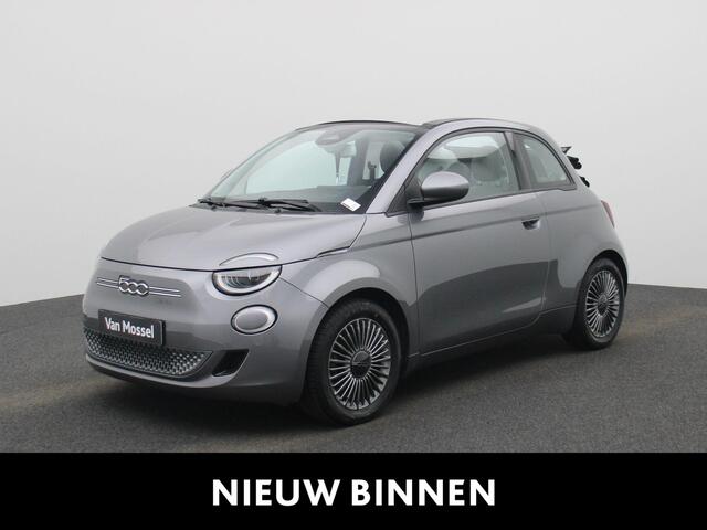 Fiat 500C 500e 42 kWh Icon | Climate Control / ECC | Open dak Electrisch | Licht metalen velgen 16 inch | Cruise control | Navigatie | Stoelverwarming | LED koplampen | Park Distance Control achter |