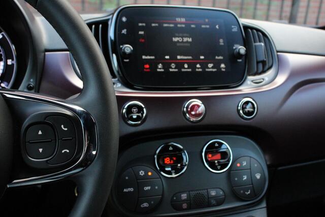 Fiat 500C 1.2 Star | Leder | Navigatie | Climate Control | Parkeer sensoren | Digitale Cockpit | Cruise control | LMV 16"