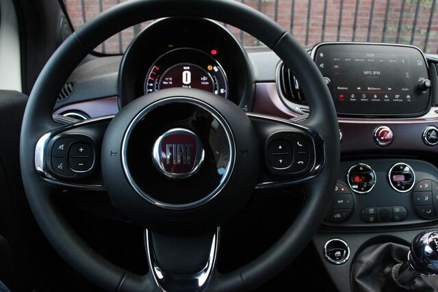 Fiat 500C 1.2 Star | Leder | Navigatie | Climate Control | Parkeer sensoren | Digitale Cockpit | Cruise control | LMV 16"