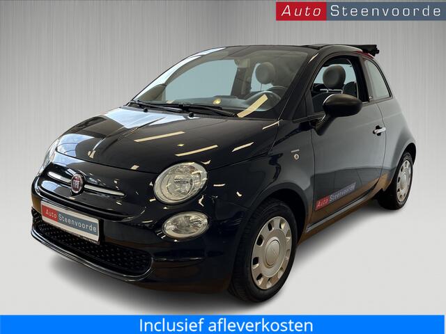 Fiat 500C 0.9 TwinAir Turbo Collezione Black - PARKEERSENSOREN - AIRCO