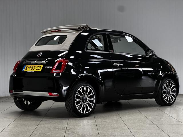 Fiat 500C 1.0 Hybrid Star /Elek. kap! /DAB+! /Navi /Half Leder /Climat /Cruise /Elek. pakket /Bluetooth /Regensensor /16"LMV /PDC /Mistlampen /Isofix /Armsteun.