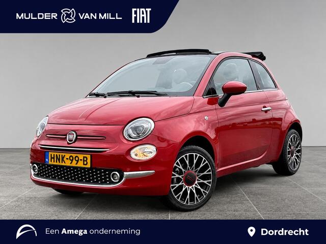 Fiat 500C Cabrio RED 1.0 Hybrid 70pk | NAVI | CLIMA | DAB+ | 16" LM-VELGEN | APPLE CARPLAY / ANDROID AUTO |