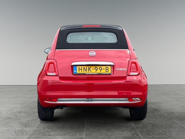 Fiat 500C Cabrio RED 1.0 Hybrid 70pk | NAVI | CLIMA | DAB+ | 16" LM-VELGEN | APPLE CARPLAY / ANDROID AUTO |