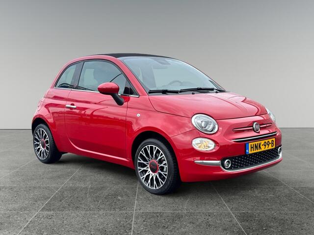 Fiat 500C Cabrio RED 1.0 Hybrid 70pk | NAVI | CLIMA | DAB+ | 16" LM-VELGEN | APPLE CARPLAY / ANDROID AUTO |