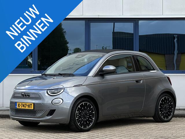 Fiat 500C La Prima 42 kWh l Leer l ACC l Lane Assist l Camera l CarPlay l