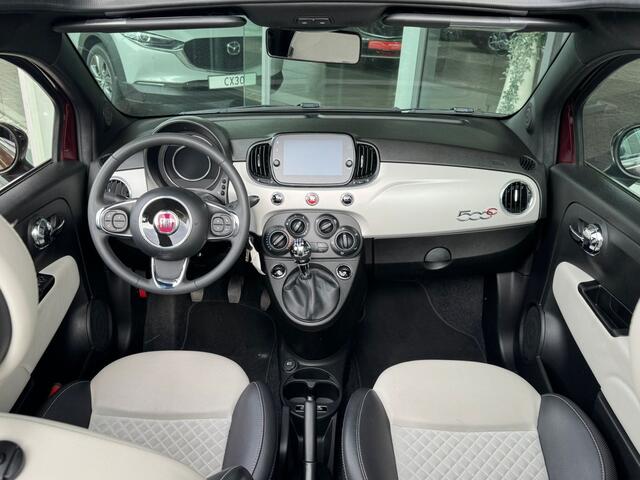 Fiat 500C 1.0 Hybrid Lounge Navi / Cruise / Airco / Apple-Android / LM-Velgen