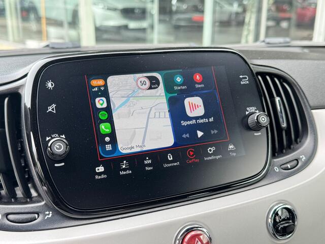 Fiat 500C 1.0 Hybrid Lounge Navi / Cruise / Airco / Apple-Android / LM-Velgen