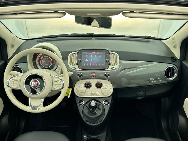 Fiat 500C 1.0 Hybrid Dolcevita Cabriolet Climate Control Sportstoelen Parkeersensoren achter Cruise Control DAB Lichtmetalen Velgen