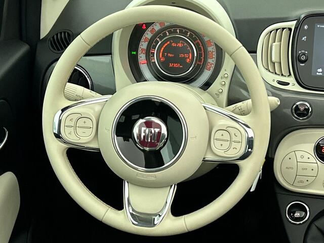 Fiat 500C 1.0 Hybrid Dolcevita Cabriolet Climate Control Sportstoelen Parkeersensoren achter Cruise Control DAB Lichtmetalen Velgen