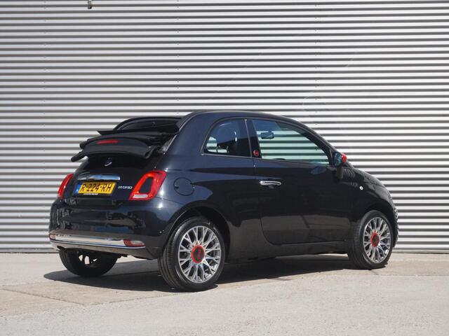 Fiat 500C Hybrid RED | Cabrio | Airco | Cruise | PDC | Apple Carplay