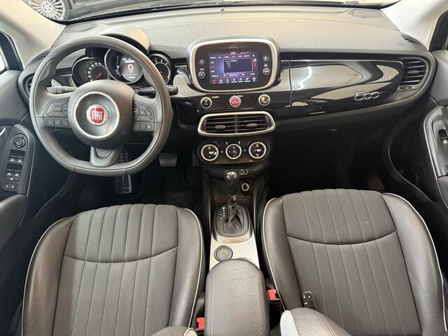 Fiat 500X 1.4 Turbo MultiAir Lounge, 140Pk, 2018, 2de eigenaar, Apple Carplay, NIeuwe Distributieriem, 4 seizoenen banden, Parkeersensoren, Climate control, Cruise control, Half leder/ Half stof, Armsteun,