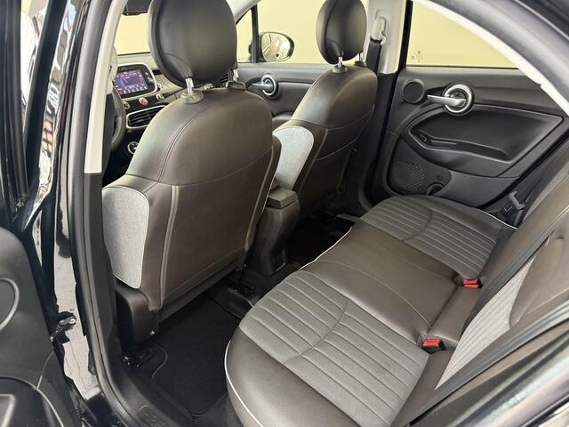 Fiat 500X 1.4 Turbo MultiAir Lounge, 140Pk, 2018, 2de eigenaar, Apple Carplay, NIeuwe Distributieriem, 4 seizoenen banden, Parkeersensoren, Climate control, Cruise control, Half leder/ Half stof, Armsteun,