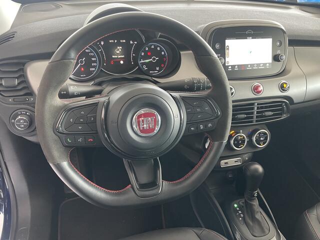 Fiat 500X 1.5 Hybrid Sport Achteruitrijcamera - Navigatie - Cruise control - Airco - Parkeersensoren - U-connect - Bluetooth - Radio - Stuur multifunctioneel - Start/stop systeem - Licht metalen velgen 18 inch - Keyless start - Led verlichting - Dodehoek detector -