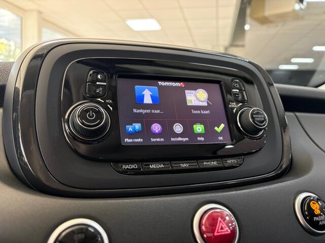 Fiat 500X 1.4 T 140pk Lounge Navigatie Leder LM18 Keyless PDC Multimedia