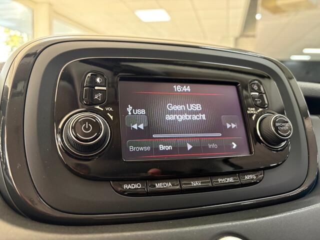 Fiat 500X 1.4 T 140pk Lounge Navigatie Leder LM18 Keyless PDC Multimedia