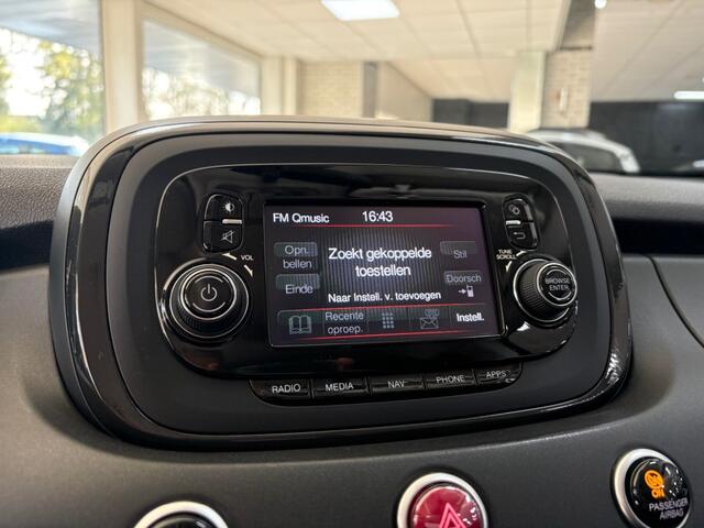 Fiat 500X 1.4 T 140pk Lounge Navigatie Leder LM18 Keyless PDC Multimedia