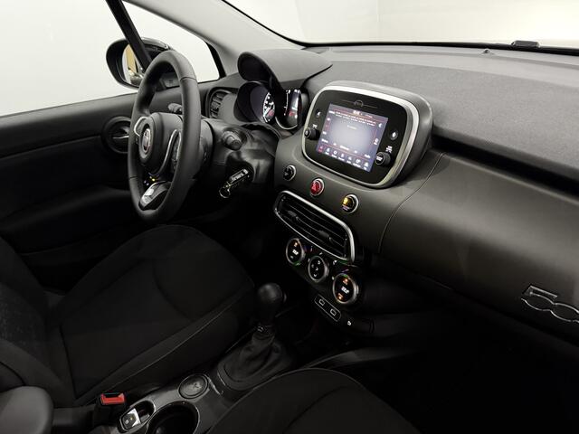 Fiat 500X 1.5 Hybrid Camera, Apple carplay, Clima, Half leder, Cruise control, Lichtmetalen velgen, Mistlamp