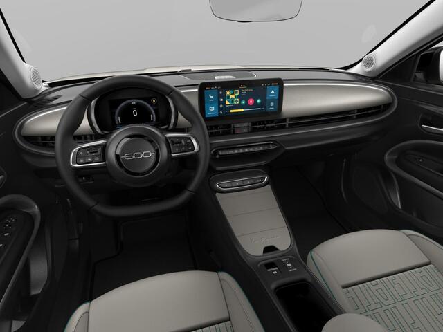 Fiat 600 600e La Prima 54 kWh | 17% Bijtelling | Carplay | Elek. Stoel | Stoelverwarming | Keyless | LED | Clima