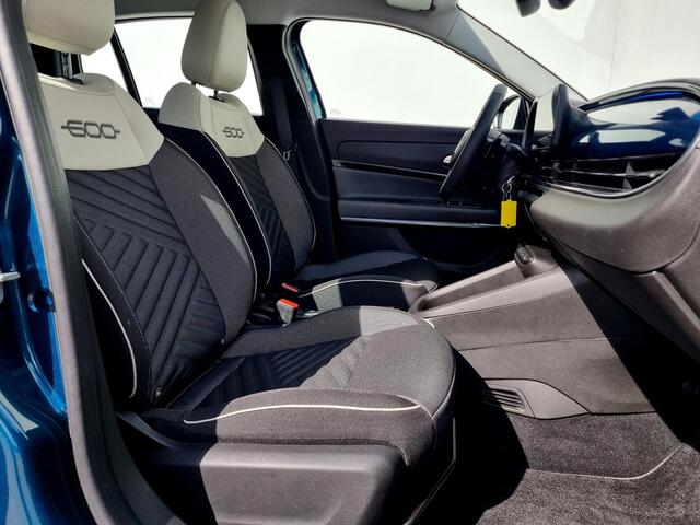 Fiat 600 1.2 Hybrid Urban Automaat / Navigatie via Android Auto/Apple Carplay / Airco / Parkeersensor Achter / DAB / Stof/Lederen Bekleding