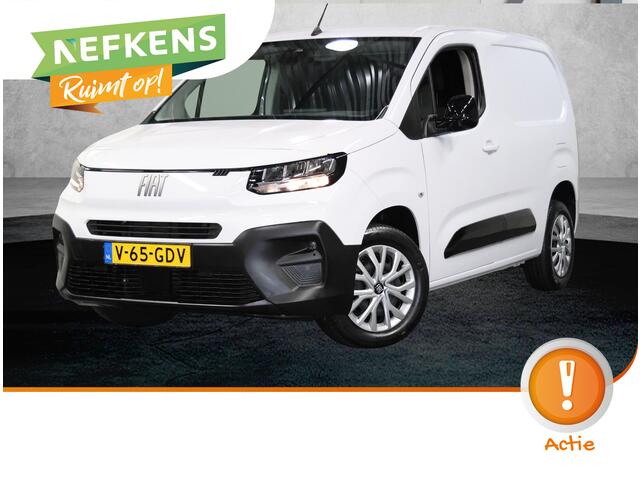 Fiat DOBLO 1.5 BlueHDi 100PK S&S L1 1000KG | AppleCarPlay/AndroidAuto | Houtenlaadvloer | Cruise Control | Climate Control | Parkeersensoren | DAB Radio | Stoelverwarming | Keyless |