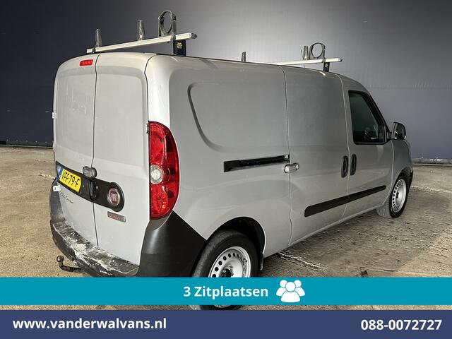 Fiat DOBLO Cargo 1.6 MJ 105pk L2H1 Euro6 Airco | 3-Zits | Navigatie | Trekhaak | Dakdragers Cruisecontrol, Parkeersensoren, Bijrijdersbank