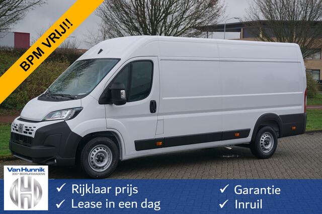 Fiat DUCATO Maxi 35 2.2 180PK L4H2 EAT8 AUT BPM VRIJ!! Airco, Camera, LED, Betimmering, 270° Deur!! NR. J01*