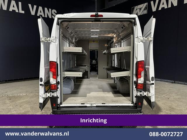 Fiat DUCATO 3.0 NP 136pk L4H2 Post NL inrichting Euro6 Airco | Camera | Sidebars | 270 graden achterdeuren, schappen, doorloopdeur