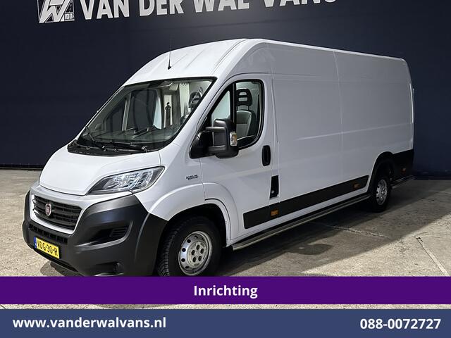 Fiat DUCATO 3.0 NP 136pk L4H2 Post NL inrichting Euro6 Airco | Camera | Sidebars | 270 graden achterdeuren, schappen, doorloopdeur