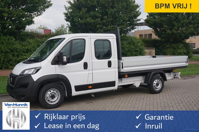 Fiat DUCATO 35 DOKA 140PK L3 Open Laadbak BPM VRIJ Apple CP/Android A, Cruise, Climate Trekhaak!! NR. ZD02*