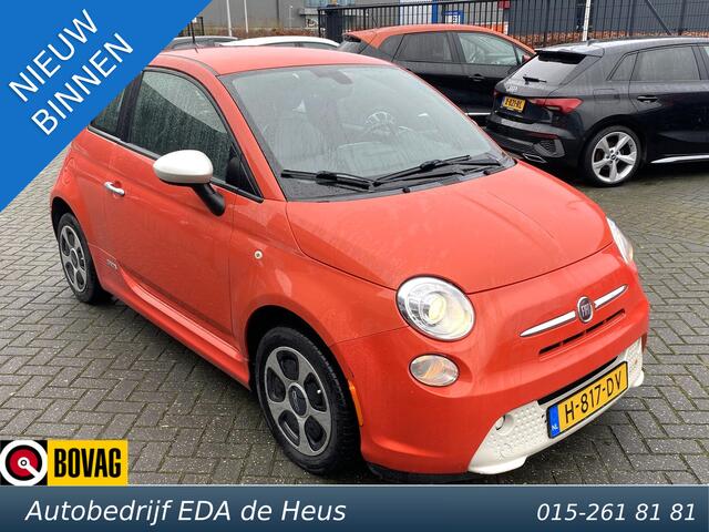 Fiat E-500 (Electric) 24kwh automaat met o.a. leer, climate control, cruise, bluetooth, etc.